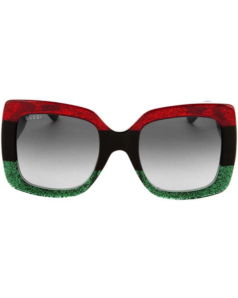 gucci square glitter sunglasses|Gucci outlet sunglasses.